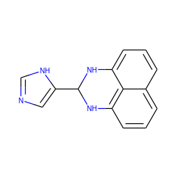 c1cc2c3c(cccc3c1)NC(c1cnc[nH]1)N2 ZINC000005037852