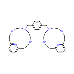 c1cc2nc(c1)CCNCCN(Cc1ccc(CN3CCNCCc4cccc(n4)CCNCC3)cc1)CCNCC2 ZINC000022449454