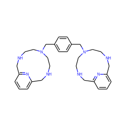 c1cc2nc(c1)CNCCN(Cc1ccc(CN3CCNCc4cccc(n4)CNCC3)cc1)CCNC2 ZINC000022444968