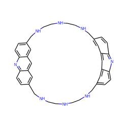 c1cc2nc3ccc4cc3cc2cc1CNCCNCCNCc1ccc2nc3ccc(cc3cc2c1)CNCCNCCNC4 ZINC000096284092