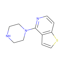 c1cc2sccc2c(N2CCNCC2)n1 ZINC000015443139