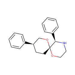 c1ccc([C@@H]2CC[C@@]3(OCCN[C@@H]3c3ccccc3)OC2)cc1 ZINC000000006677