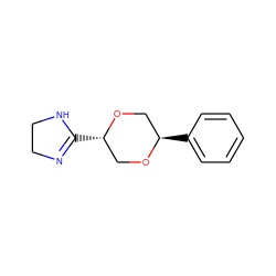 c1ccc([C@@H]2CO[C@@H](C3=NCCN3)CO2)cc1 ZINC000073310317