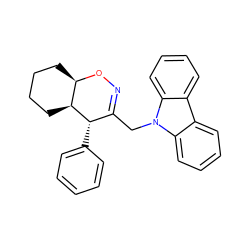 c1ccc([C@H]2C(Cn3c4ccccc4c4ccccc43)=NO[C@@H]3CCCC[C@H]23)cc1 ZINC000473083554