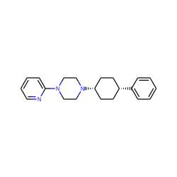 c1ccc([C@H]2CC[C@@H](N3CCN(c4ccccn4)CC3)CC2)cc1 ZINC000100085679