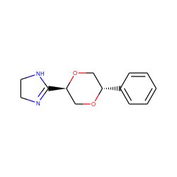 c1ccc([C@H]2CO[C@H](C3=NCCN3)CO2)cc1 ZINC000073294104