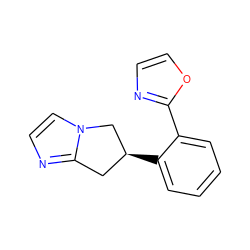 c1ccc([C@H]2Cc3nccn3C2)c(-c2ncco2)c1 ZINC000040980726