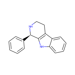 c1ccc([C@H]2NCCc3c2[nH]c2ccccc32)cc1 ZINC000019370035