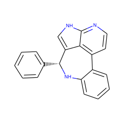 c1ccc([C@H]2Nc3ccccc3-c3ccnc4[nH]cc2c34)cc1 ZINC000045350980