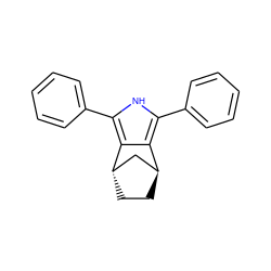 c1ccc(-c2[nH]c(-c3ccccc3)c3c2[C@H]2CC[C@H]3C2)cc1 ZINC000100869667