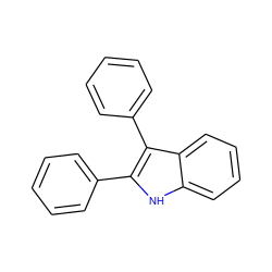 c1ccc(-c2[nH]c3ccccc3c2-c2ccccc2)cc1 ZINC000001036850