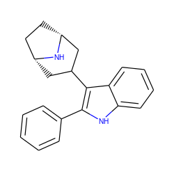 c1ccc(-c2[nH]c3ccccc3c2C2C[C@@H]3CC[C@H](C2)N3)cc1 ZINC000033980845