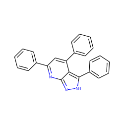 c1ccc(-c2cc(-c3ccccc3)c3c(-c4ccccc4)[nH]nc3n2)cc1 ZINC001772577987