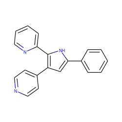 c1ccc(-c2cc(-c3ccncc3)c(-c3ccccn3)[nH]2)cc1 ZINC000026644344