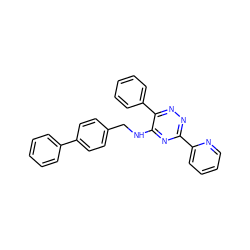 c1ccc(-c2ccc(CNc3nc(-c4ccccn4)nnc3-c3ccccc3)cc2)cc1 ZINC000095567261