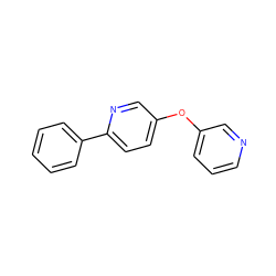 c1ccc(-c2ccc(Oc3cccnc3)cn2)cc1 ZINC000096282866