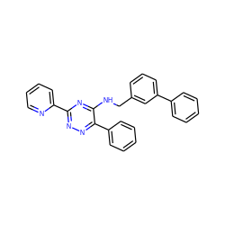 c1ccc(-c2cccc(CNc3nc(-c4ccccn4)nnc3-c3ccccc3)c2)cc1 ZINC000095569694