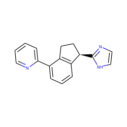 c1ccc(-c2cccc3c2CC[C@H]3c2ncc[nH]2)nc1 ZINC000029048104