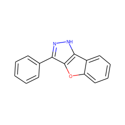 c1ccc(-c2n[nH]c3c2oc2ccccc23)cc1 ZINC000005387628