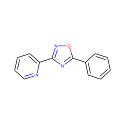 c1ccc(-c2nc(-c3ccccn3)no2)cc1 ZINC000000238248