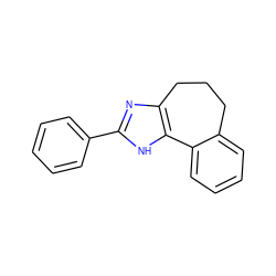 c1ccc(-c2nc3c([nH]2)-c2ccccc2CCC3)cc1 ZINC000013440053