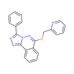 c1ccc(-c2nnc3c4ccccc4c(OCc4ccccn4)nn23)cc1 ZINC000013559986