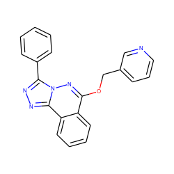 c1ccc(-c2nnc3c4ccccc4c(OCc4cccnc4)nn23)cc1 ZINC000013559987