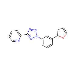 c1ccc(-c2nnn(-c3cccc(-c4ccco4)c3)n2)nc1 ZINC000028386524