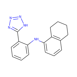 c1ccc(-c2nnn[nH]2)c(Nc2cccc3c2CCCC3)c1 ZINC000006716824