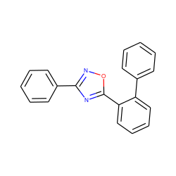 c1ccc(-c2noc(-c3ccccc3-c3ccccc3)n2)cc1 ZINC000000618093