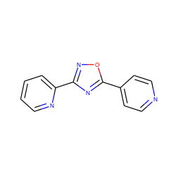 c1ccc(-c2noc(-c3ccncc3)n2)nc1 ZINC000000318958