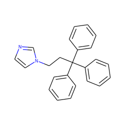 c1ccc(C(CCn2ccnc2)(c2ccccc2)c2ccccc2)cc1 ZINC000066112095