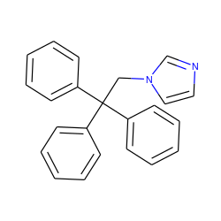 c1ccc(C(Cn2ccnc2)(c2ccccc2)c2ccccc2)cc1 ZINC000066112094