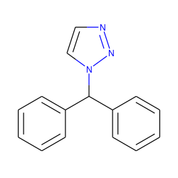 c1ccc(C(c2ccccc2)n2ccnn2)cc1 ZINC000072180922