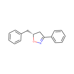 c1ccc(C[C@@H]2CC(c3ccccc3)=NO2)cc1 ZINC000040834561