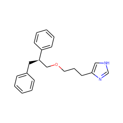 c1ccc(C[C@H](COCCCc2c[nH]cn2)c2ccccc2)cc1 ZINC000013560954