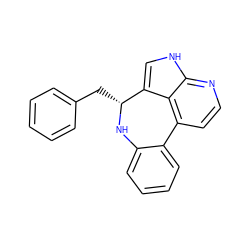 c1ccc(C[C@H]2Nc3ccccc3-c3ccnc4[nH]cc2c34)cc1 ZINC000045388662