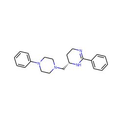 c1ccc(C2=NCC[C@@H](CN3CCN(c4ccccc4)CC3)N2)cc1 ZINC000019359217