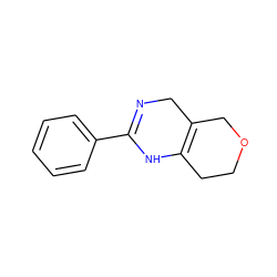 c1ccc(C2=NCC3=C(CCOC3)N2)cc1 ZINC001772610691