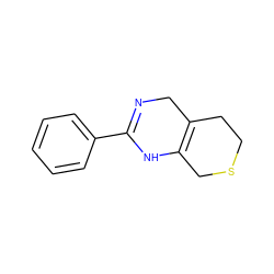 c1ccc(C2=NCC3=C(CSCC3)N2)cc1 ZINC001772604112