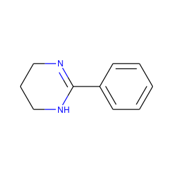 c1ccc(C2=NCCCN2)cc1 ZINC000001718388