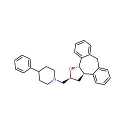 c1ccc(C2CCN(C[C@@H]3C[C@@H]4c5ccccc5Cc5ccccc5[C@H]4O3)CC2)cc1 ZINC000026667678