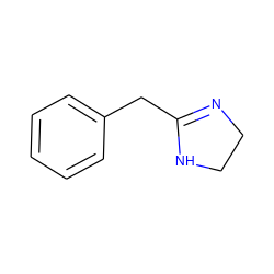 c1ccc(CC2=NCCN2)cc1 ZINC000000125006