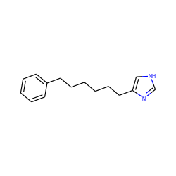 c1ccc(CCCCCCc2c[nH]cn2)cc1 ZINC000013838092