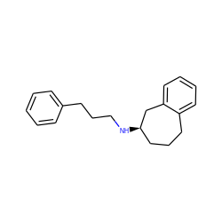 c1ccc(CCCN[C@@H]2CCCc3ccccc3C2)cc1 ZINC000013822226