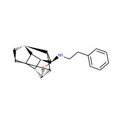 c1ccc(CCN[C@@]23O[C@H]4[C@@H]5[C@H]6C[C@@H]([C@@H]7[C@@H]6[C@@H]4[C@@H]72)[C@H]53)cc1 ZINC000253658923