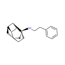 c1ccc(CCN[C@H]2[C@H]3[C@H]4C[C@@H]5[C@H]6[C@@H](C[C@H]53)[C@@H]2[C@@H]64)cc1 ZINC000261125051