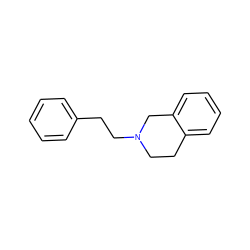 c1ccc(CCN2CCc3ccccc3C2)cc1 ZINC000001593750