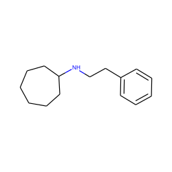 c1ccc(CCNC2CCCCCC2)cc1 ZINC000006787588