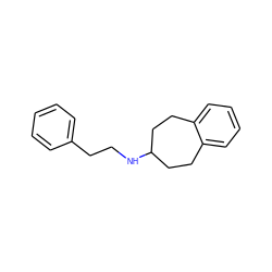 c1ccc(CCNC2CCc3ccccc3CC2)cc1 ZINC000299828092